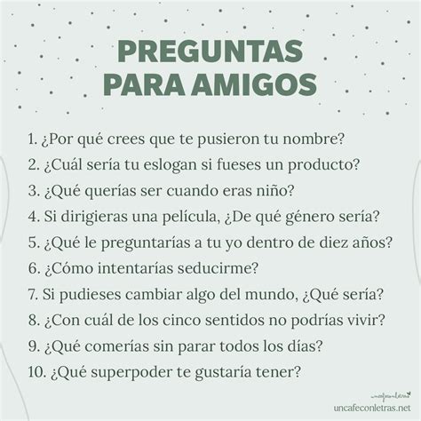 25 preguntas para conocer a alguien|Más de 250 preguntas para conocer a alguien